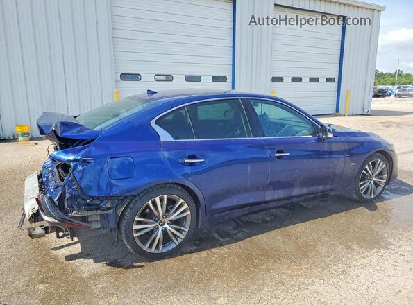 JN1EV7AP1JM590704 2018 INFINITI Q50 Blue Հետևի աջ