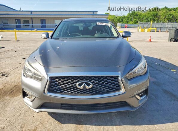 JN1EV7AP1KM518192 2019 INFINITI Q50 Gray Front view