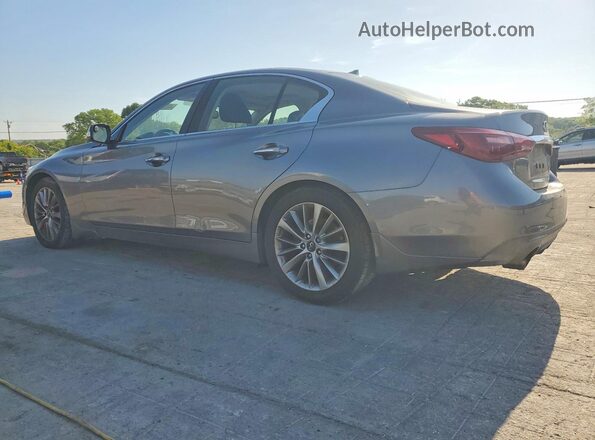 JN1EV7AP1KM518192 2019 INFINITI Q50 Gray Rear left