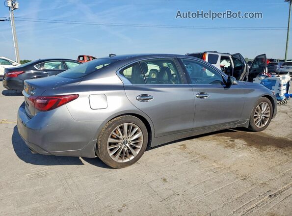 JN1EV7AP1KM518192 2019 INFINITI Q50 Gray Rear right