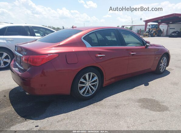 JN1EV7AP2GM301967 2016 INFINITI Q50 Red Հետևի աջ