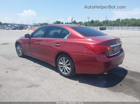 JN1EV7AP2GM301967 2016 INFINITI Q50 Red Հետևի ձախ