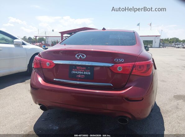 JN1EV7AP2GM301967 2016 INFINITI Q50 Red 