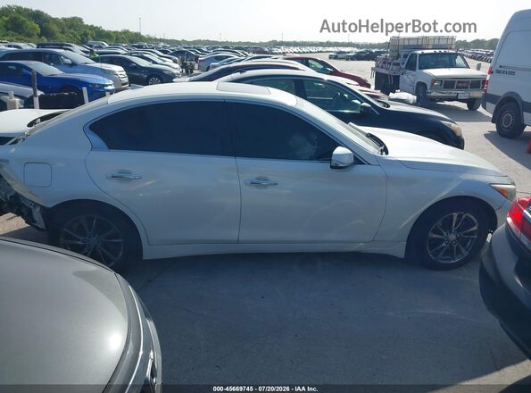 JN1EV7AP2HM744265 2017 INFINITI Q50 Белый Вид задней части салона