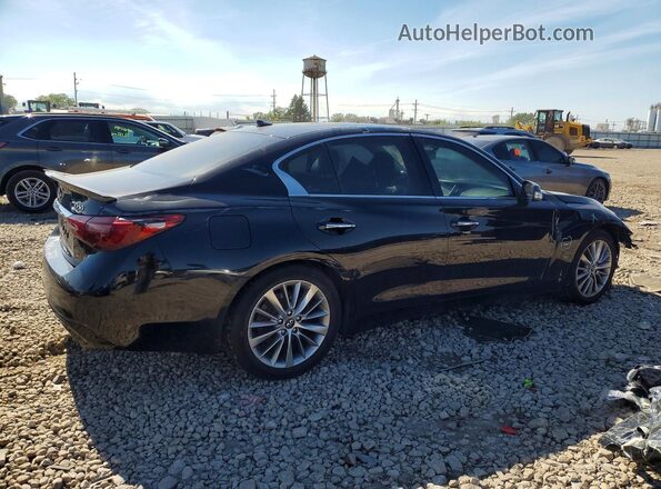 JN1EV7AP2JM357012 2018 INFINITI Q50 Black Հետևի աջ