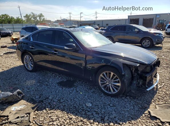 JN1EV7AP2JM357012 2018 INFINITI Q50 Black Առջևի աջ