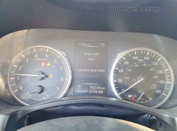 JN1EV7AP2JM357012 2018 INFINITI Q50 Black Սարքավորումների վահանակի տեսք