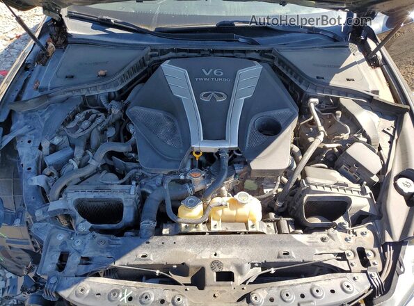 JN1EV7AP2JM357012 2018 INFINITI Q50 Black Սալոնի հետևի տեսք