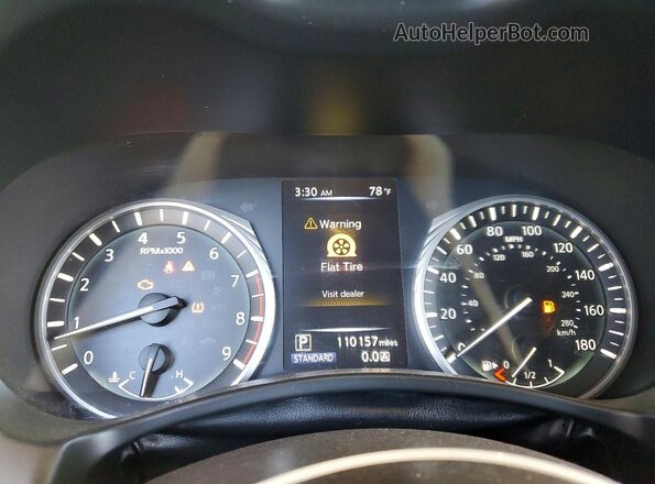 JN1EV7AP2JM361688 2018 INFINITI Q50 Gray ხელსაწყოთა პანელის ხედი