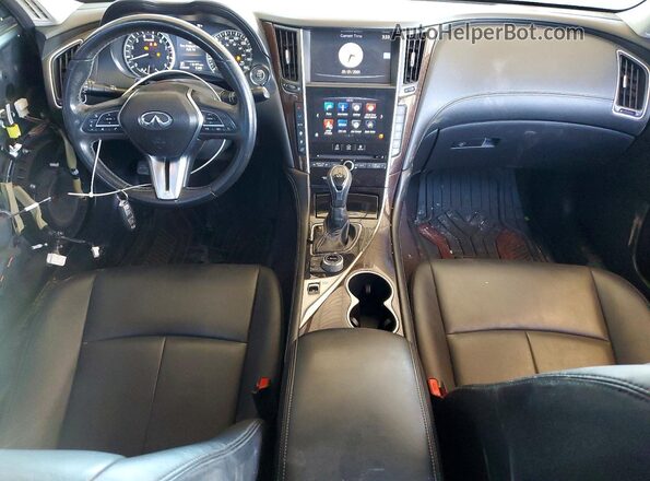 JN1EV7AP2JM361688 2018 INFINITI Q50 Gray წინა პანელის ხედი