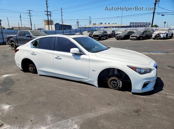 JN1EV7AP2JM362758 2018 INFINITI Q50 White Առջևի աջ