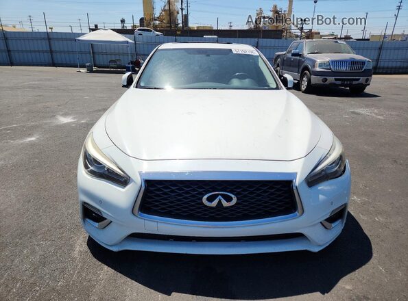 JN1EV7AP2JM362758 2018 INFINITI Q50 White Դիմացի տեսք