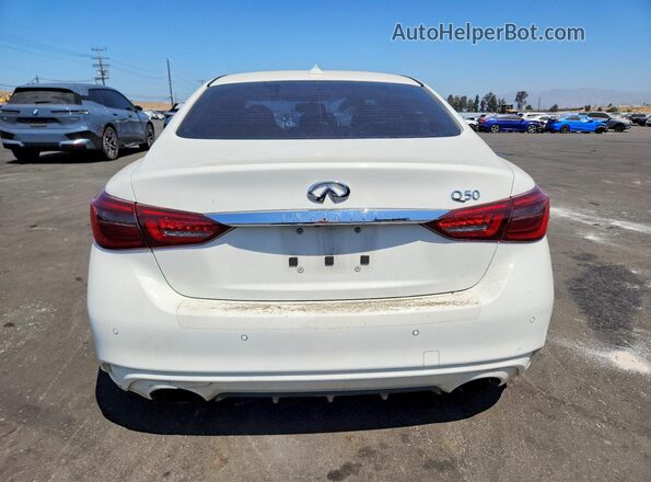 JN1EV7AP2JM362758 2018 INFINITI Q50 White Հետևի տեսք