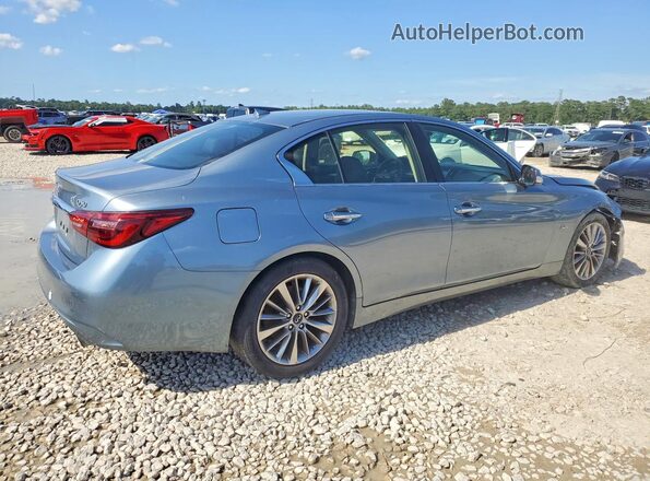 JN1EV7AP2JM364350 2018 INFINITI Q50 Blue Задня права чверть