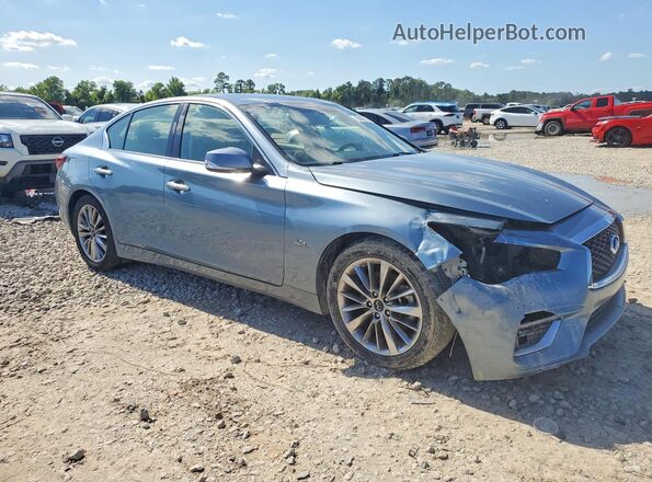 JN1EV7AP2JM364350 2018 INFINITI Q50 Blue Передня права чверть