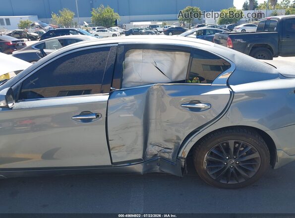 JN1EV7AP2JM367068 2018 INFINITI Q50 Light Blue Դիմացի տեսք