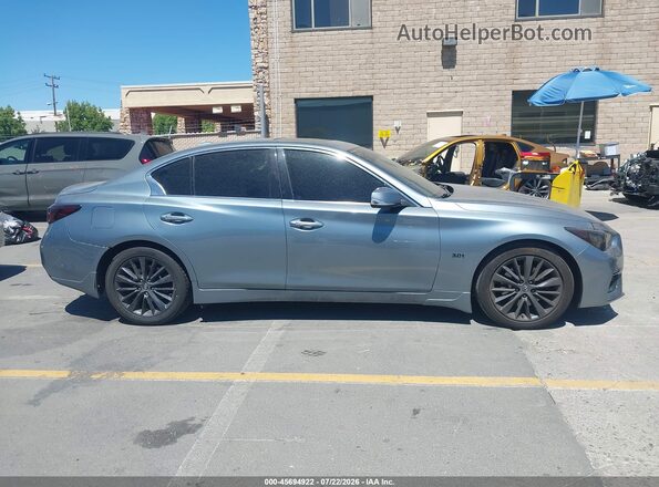 JN1EV7AP2JM367068 2018 INFINITI Q50 Light Blue Սալոնի 360 աստիճան տեսք