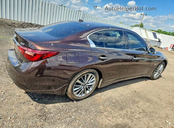 JN1EV7AP2JM590596 2018 INFINITI Q50 Brown უკანა მარჯვენა