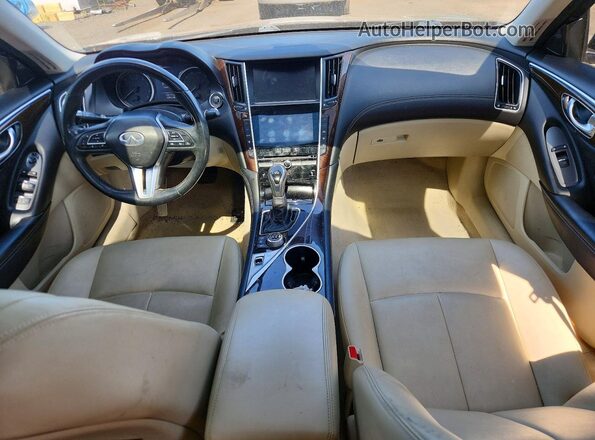 JN1EV7AP2JM590596 2018 INFINITI Q50 Brown წინა პანელის ხედი