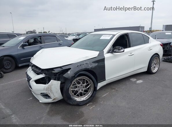 JN1EV7AP2KM511512 2019 INFINITI Q50 Белый Передняя левая четверть
