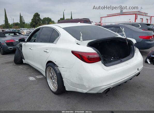 JN1EV7AP2KM511512 2019 INFINITI Q50 Белый Задняя левая четверть