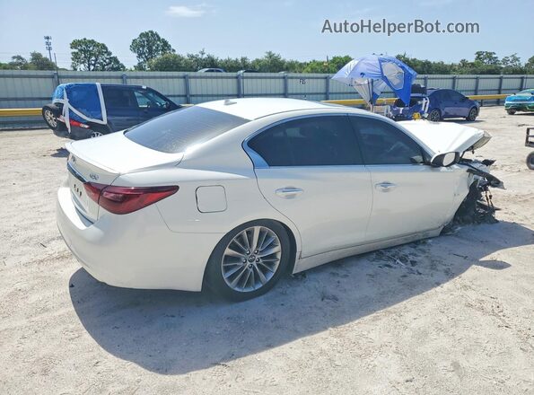 JN1EV7AP2KM512031 2019 INFINITI Q50 Белый Задняя правая четверть