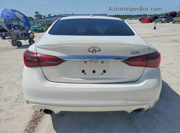 JN1EV7AP2KM512031 2019 INFINITI Q50 Белый Вид сзади