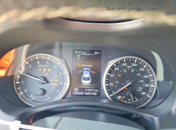 JN1EV7AP2KM512031 2019 INFINITI Q50 Белый Вид щитка приборов