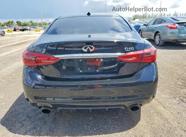 JN1EV7AP2KM514538 2019 INFINITI Q50 Black Widok z tyłu