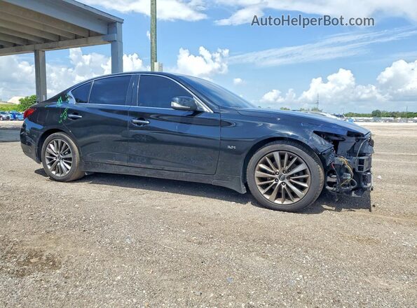 JN1EV7AP2KM514538 2019 INFINITI Q50 Black Przód prawy