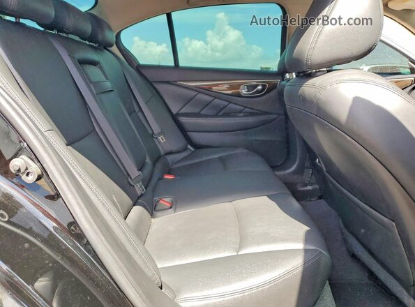 JN1EV7AP2KM514538 2019 INFINITI Q50 Black Widok tylnych siedzeń