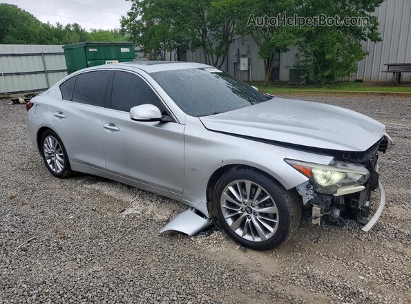 JN1EV7AP2KM514619 2019 INFINITI Q50 Gray Delantero derecho