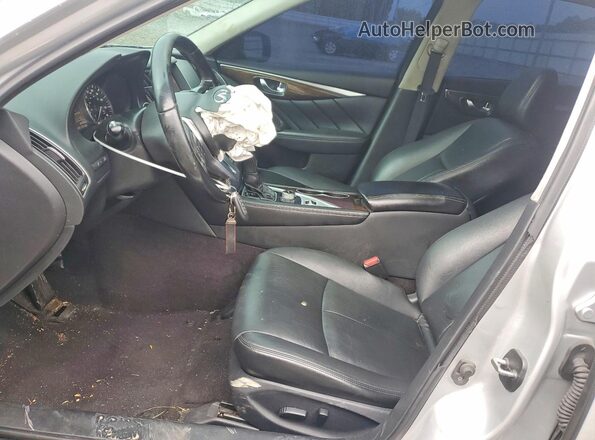 JN1EV7AP2KM514619 2019 INFINITI Q50 Gray Vista interior delantera