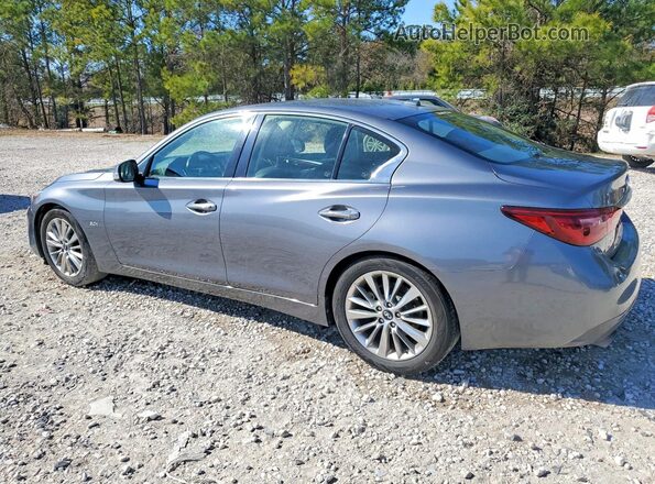 JN1EV7AP2KM517942 2019 INFINITI Q50 Gray Rear left