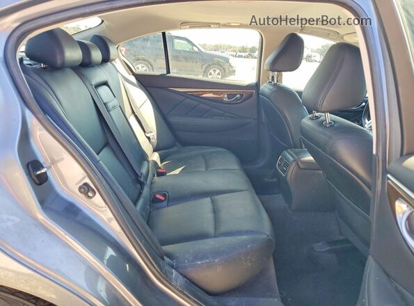 JN1EV7AP2KM517942 2019 INFINITI Q50 Gray Rear seats view