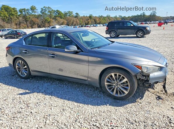 JN1EV7AP2KM517942 2019 INFINITI Q50 Gray Front right