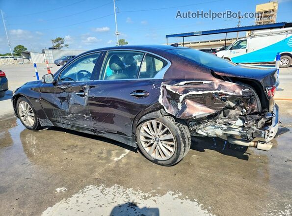 JN1EV7AP2LM200602 2020 INFINITI Q50 Brown Trasero izquierdo