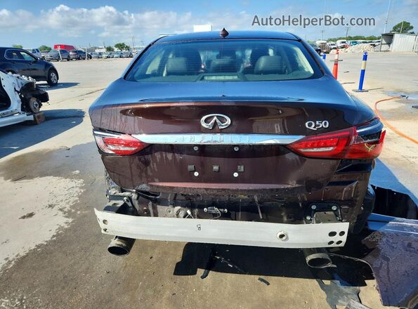 JN1EV7AP2LM200602 2020 INFINITI Q50 Brown Vista trasera