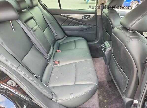 JN1EV7AP2LM205346 2020 INFINITI Q50 Black Հետևի նստատեղերի տեսք