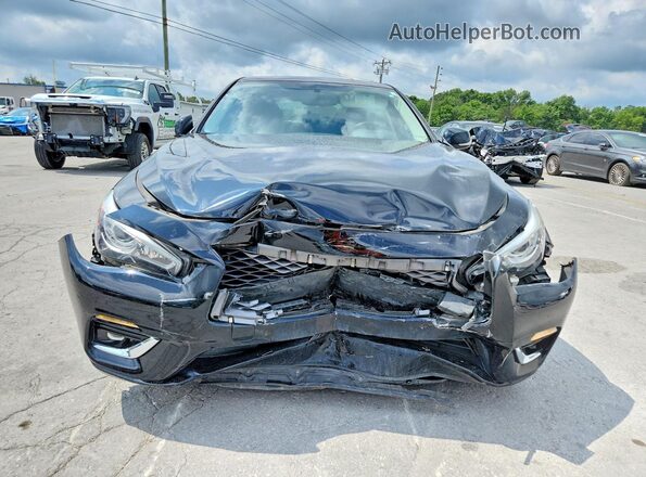 JN1EV7AP2LM205346 2020 INFINITI Q50 Black Դիմացի տեսք
