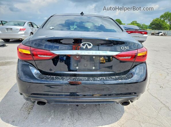 JN1EV7AP2LM205346 2020 INFINITI Q50 Black Հետևի տեսք