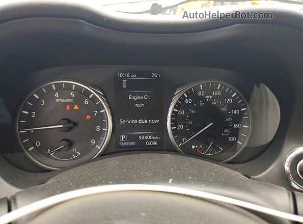 JN1EV7AP2LM205346 2020 INFINITI Q50 Black Սարքավորումների վահանակի տեսք