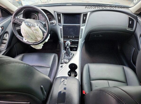 JN1EV7AP2LM205346 2020 INFINITI Q50 Black Առջևի վահանակի տեսք
