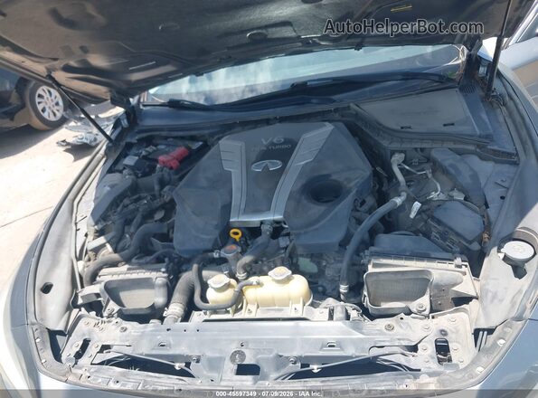 JN1EV7AP3GM304022 2016 INFINITI Q50 Gray Rear view