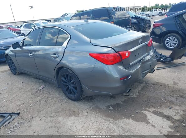 JN1EV7AP3GM304022 2016 INFINITI Q50 Gray Rear left