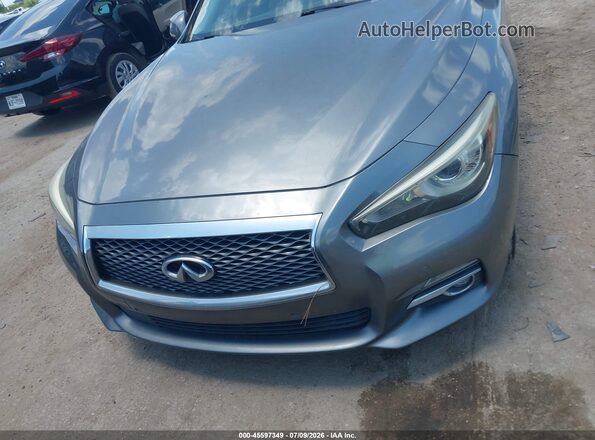 JN1EV7AP3GM304022 2016 INFINITI Q50 Gray Instrument cluster view
