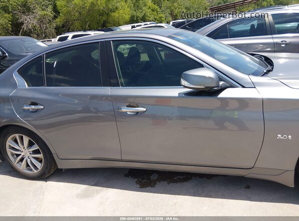 JN1EV7AP3HM732108 2017 INFINITI Q50 Gray Rear interior view