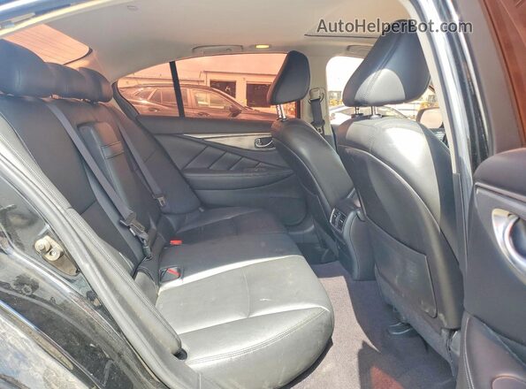 JN1EV7AP3HM733436 2017 INFINITI Q50 Черный Вид задних сидений
