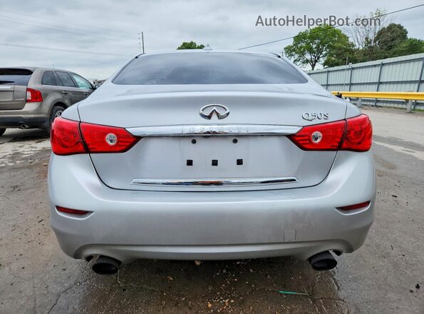 JN1EV7AP3HM733890 2017 INFINITI Q50 Silver Widok z tyłu