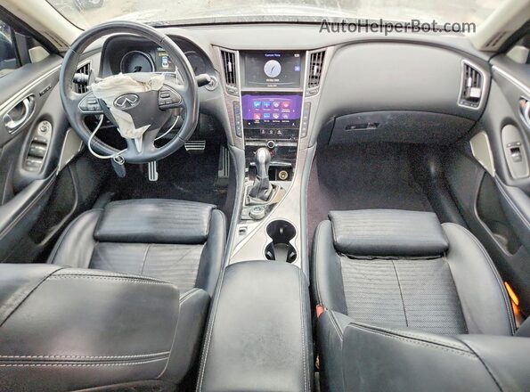 JN1EV7AP3HM733890 2017 INFINITI Q50 Silver Widok deski rozdzielczej